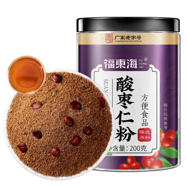 Fudonghai jujube seed powder 200g/bottle pure shellless jujube seed fried powder soaked in water to make tea wholesale distribution