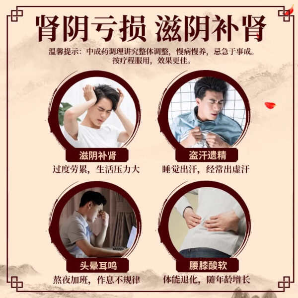 Beijing Tong Ren Tang Liuwei Dihuang Pills 360 Pills nourish yin and invigorate kidney and kidney yin loss, dizziness, tinnitus, waist and knee soreness - Image 3