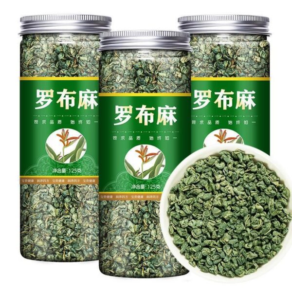Apocynum tea 125g Xinjiang wild unstable super gypsy blue health tea genuine - Image 5