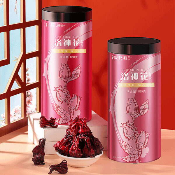 Fudonghai Roselle Flower 100g Roselle Flower Tea Large Dried Rose Eggplant Flower Tea Nourishing Health Tea Wholesale