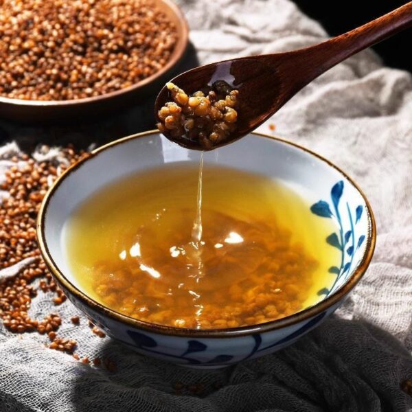 Black tartary buckwheat tea Non-yellow tartary buckwheat tea Wheat tea Nutrition Resistant brewing Natural canned amount Chinese New Year - Image 4
