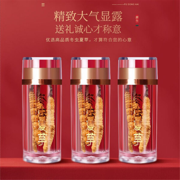 10g whole Cordyceps sinensis (5-6 pieces/g) Qinghai Cordyceps fresh wholesale freeze-dried first gift box - Image 4