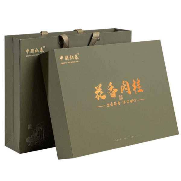 Wuyishan Dahongpao new camellia fruit-scented cinnamon strong-scented rock tea high-end gift box small package 500g - Image 2