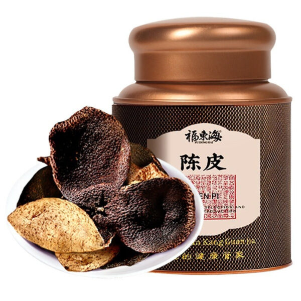 Fudonghai Guangdong dried old tangerine peel 50g/can gift collector's edition orange peel soaked in water to make tea health tea wholesale distribution - Image 5