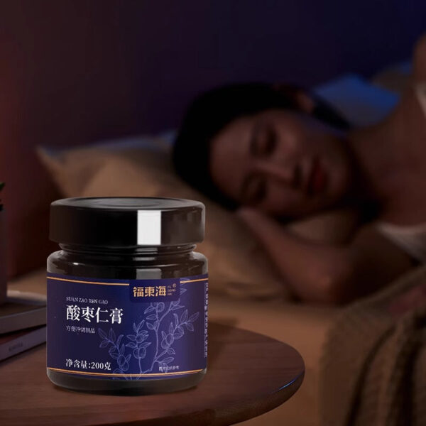Fudonghai jujube seed paste 200g/bottle bedtime cream Lily Poria tea longan health good night cream wholesale hair - Image 4