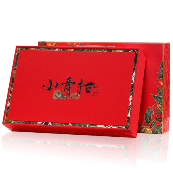 Raw sun-dried small green orange Pu'er tea 10 years old Chen palace cooked tea, orange *****ngerine peel tea gift box, green orange bulk 250g - Image 2