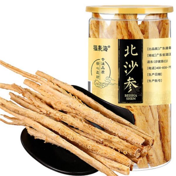 Fudonghai sand ginseng 200g/can dry North sand ginseng dry goods, fresh powder waxy can be sent with one piece of Yuzhu Ophiopogon