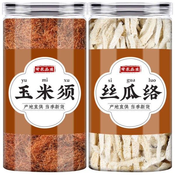 Corn whisker loofah Chinese herbal medicine tea bag genuine fresh pure corn whisker dry tea dry loofah flesh effect - Image 5