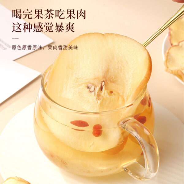 Fudonghai dried apples 300g/bag, naturally dried fruit slices, dried health tea, office soaked in water wholesale distribution - Image 4