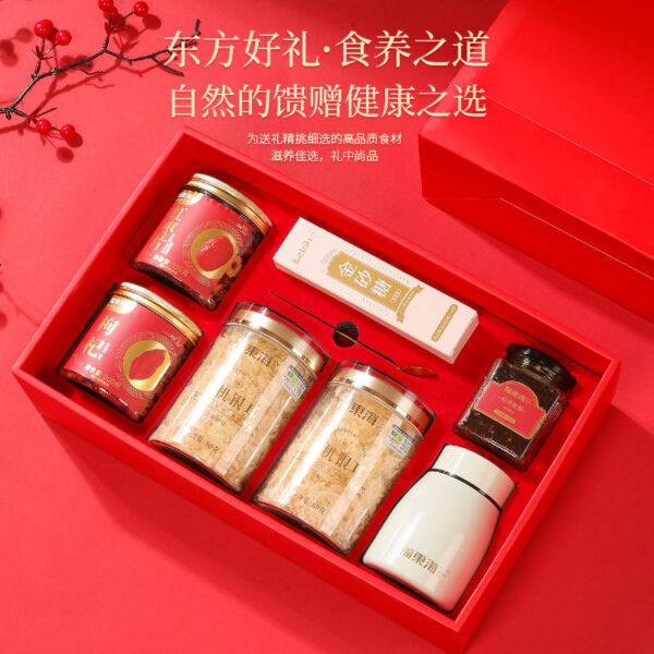 Fudonghai Organic Tremella Gift Box 80g * 2 Materia Medica Planted Tremella Free Foaming and Cooking Nutritious Meal Replacement Wholesale - Image 2