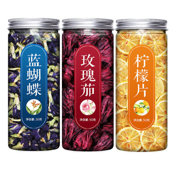 Butterfly bean flower dried flower flagship store, special blue butterfly flower tea for milk tea shop, commercial baking, dried blue butterfly flower and Luoshen flower - Image 7