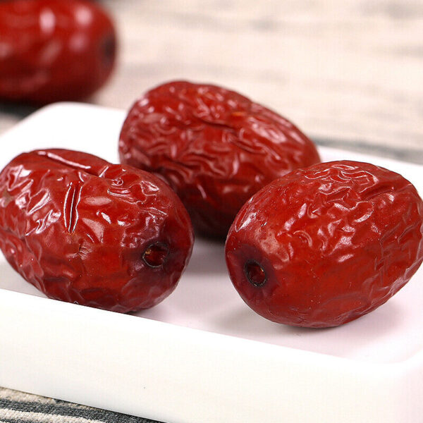 Fudonghai red dates 250g Xinjiang specialty Ruoqiang gray dates dried red dates dried jujube leave-in soup tea wholesale - Image 2