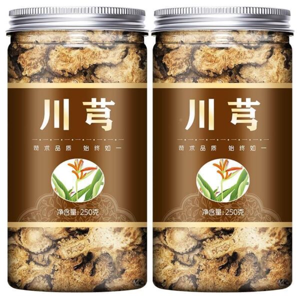Chuanxiong 500g free shipping Chuanqiong medicinal medium material wild sulfur-free Chuanxiong tablets can be ground Chuanqiong powder with Siwu soup raw materials - Image 5