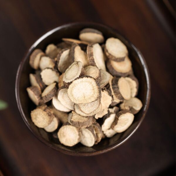 Dried ginger slices red peony Chinese herbal medicine genuine combination tea old ginger ginger slices red peony red spoon raw red peony slices soak in water to drink - Image 2
