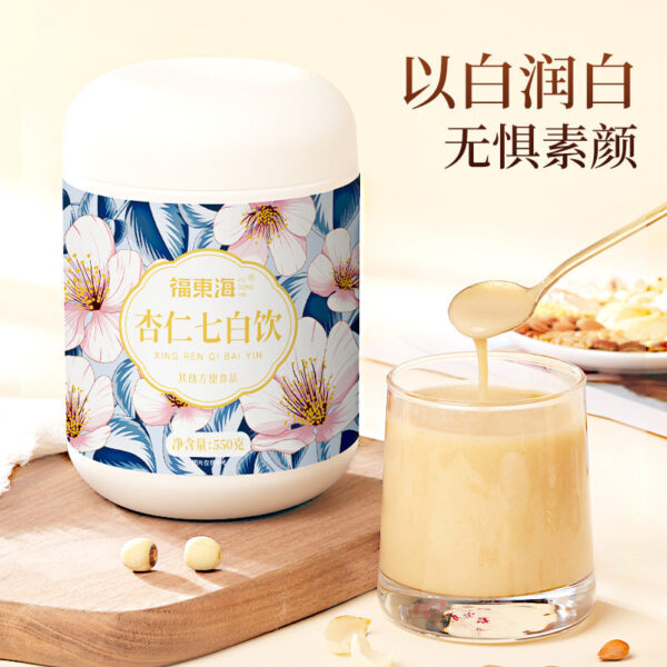 Fudonghai Lily Almond Powder 550g Oat Yam Poria Brewing Nutritious Breakfast Light Food Meal Replacement Wholesale WeChat Business - Image 3
