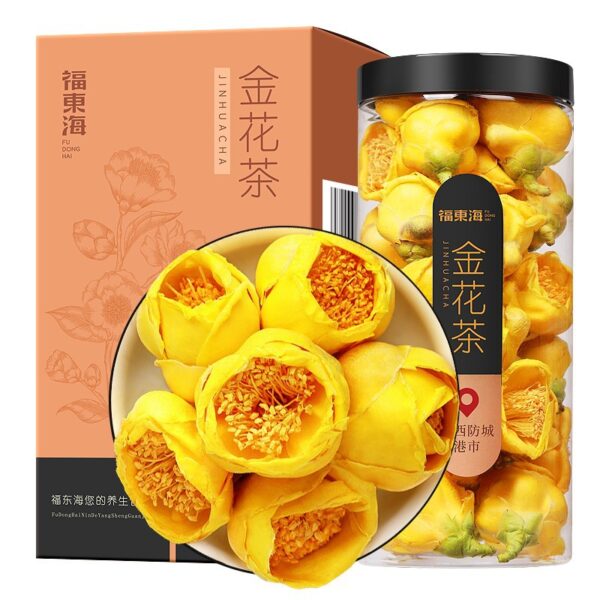 Fudonghai Golden Flower Tea 50g Guangxi Fangchenggang Fruit Tea Herbal Tea Seasonal Health Tea Tea Wholesale