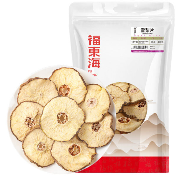 Fudonghai Sydney Slices New Goods 400g Hebei Sydney Drying Slices Ready-to-eat Dried Fruit Soup Fruit Tea Wholesale