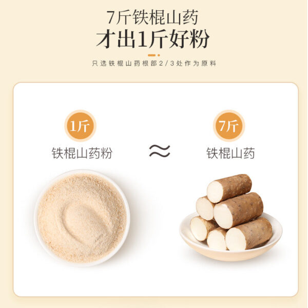 Fudonghai Iron Bar Yam Powder Gift Box 525g Huaishan Medicine Nutritional Meal Replacement One piece will be sent on behalf of mothers and elders as gifts. - Image 3