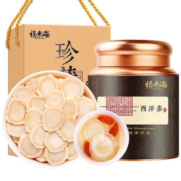 Fudonghai American ginseng 200g, wholesale Jilin American ginseng slices Changbai Mountain source sliced large gift box gift