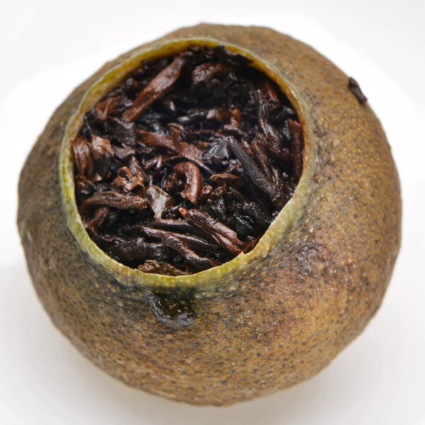 Raw sun-dried small green orange Pu'er tea, orange *****ngerine peel tea, Chen Palace cooked tea, bulk gift box, 500g green orange - Image 3