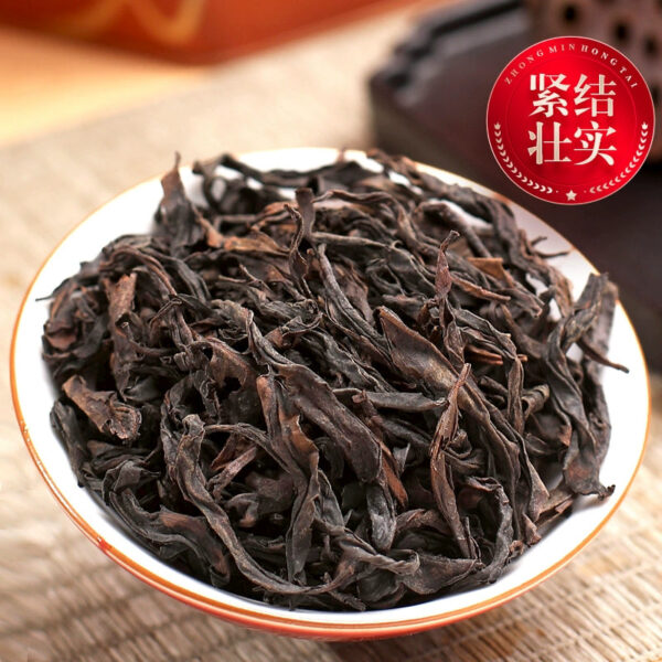 Zhongmin Hongtai Dahongpao Fujian specialty new tea tea charcoal roasted oolong tea cooked tea Dahongpao gift box 210g - Image 3