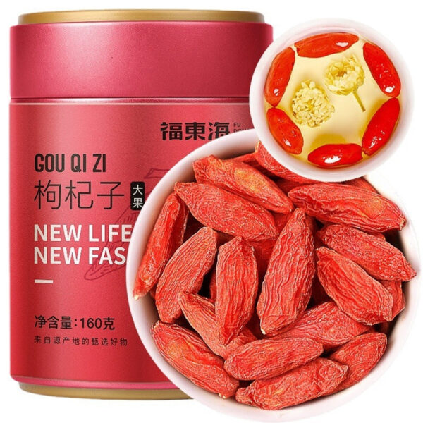 Fudonghai big fruit wolfberry 160g Ningxia special premium leave-in tribute fruit red wolfberry stew porridge soaked in water scented tea - Image 6