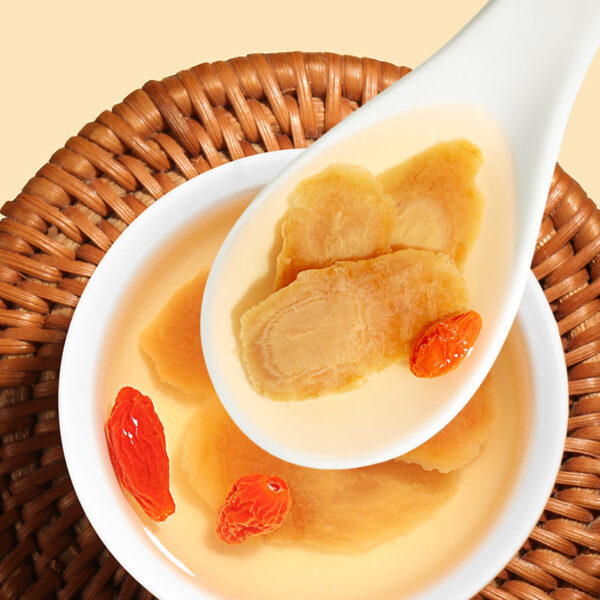 Fudonghai red ginseng slices 100g/can, large red ginseng, Jilin Changbai Mountain red ginseng, soup and tea wholesale distribution - Image 3