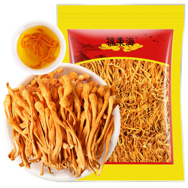 Fudonghai Cordyceps flower 250g Cordyceps cordyceps flower dried goods Cordyceps militaris golden Cordyceps Guangdong soup raw materials wholesale distribution