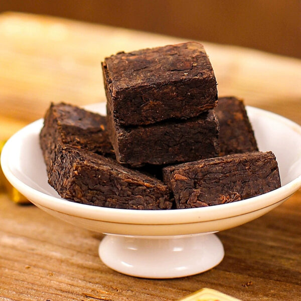 Zhongmin Hongtai Small Golden Brick Waxy Fragrant Ripe Tea Brick Tea Tuocha Old Tea Yunnan Tea Old Tea Pu'er Tea Bag - Image 2