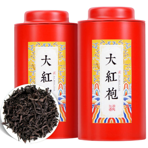 Zhongmin Hongtai New Tea Fujian Dahongpao Tea Oolong Tea Charcoal Roasting Flavor Cinnamon Ripe Tea Can Bulk - Image 2