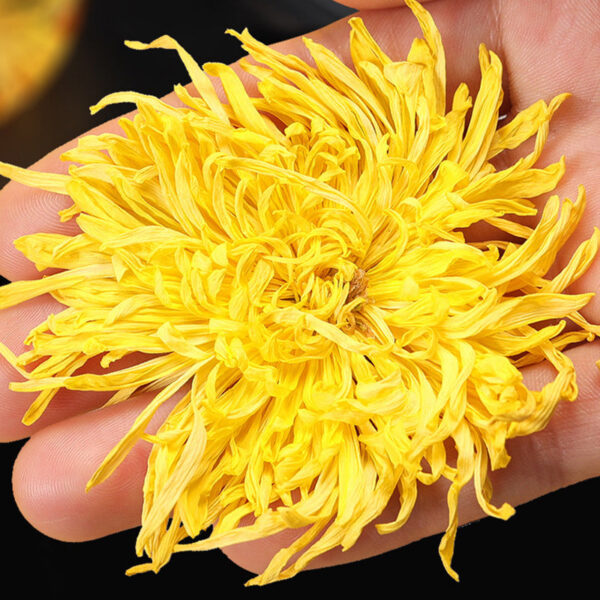Fudonghai golden silk royal chrysanthemum 18 bags/iron gift box, one cup of golden chrysanthemum golden silk royal chrysanthemum gift box flower and grass tea wholesale - Image 4