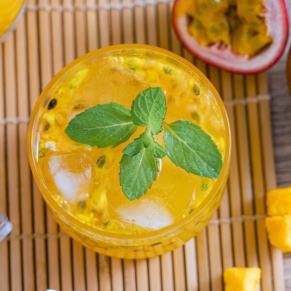 Freeze-dried passion fruit cubes, kumquat lemon slices, fruit tea, passion fruit tea soaked in water, dried passion fruit fruity - Image 4