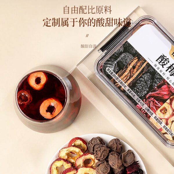 Fudonghai sour plum soup 200g, old Beijing sour plum soup health tea, dog days ebony soup tea wholesale distribution - Image 3