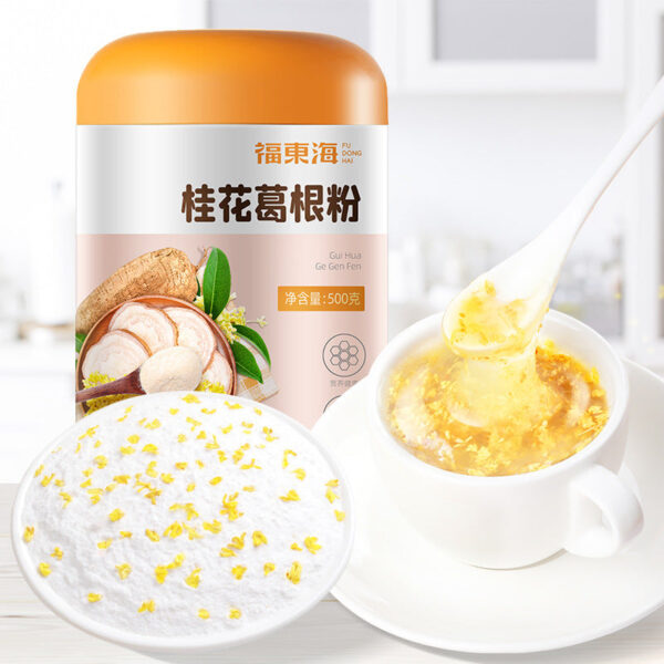 Fudonghai Osmanthus Pueraria Powder 500g Can Osmanthus Cake Powder Pueraria Cream Pueraria Powder Osmanthus Pueraria Powder Wholesale - Image 2