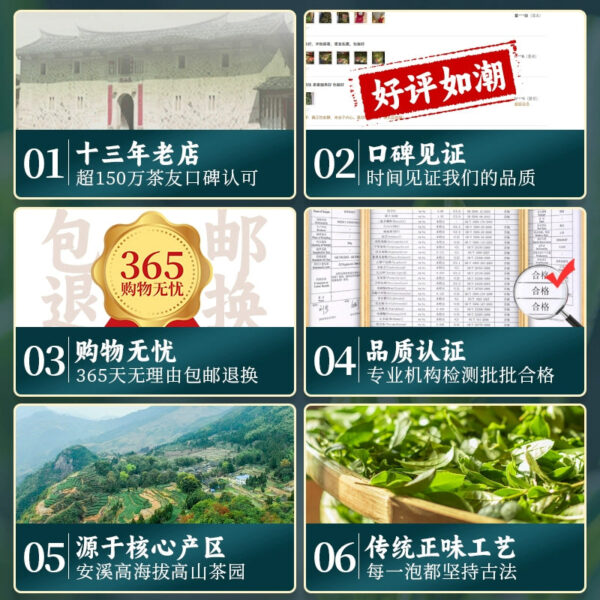 Zhongmin Hongtai Premium Fragrant Full Cup Fragrant Quanzhou Anxi Tieguanyin Tea 1725 Free Shipping Alpine Handmade Tea - Image 4
