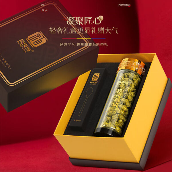 Fudonghai Dendrobium officinale 105g gift box with Fengdou Zhejiang Yueqing Chinese herbal medicine large Dendrobium officinale strips wholesale - Image 2