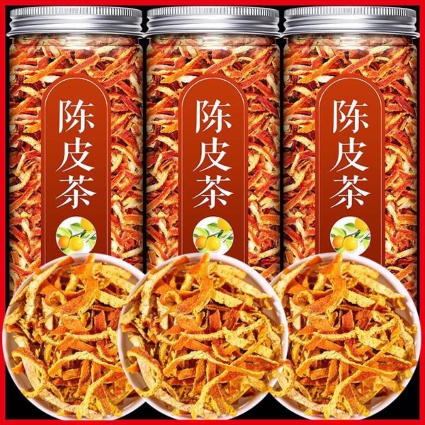 Dried orange peel brewed tea, orange peel Xinhui tangerine peel official flagship store, genuine Chinese herbal medicine tea, orange peel silk medicinal peel