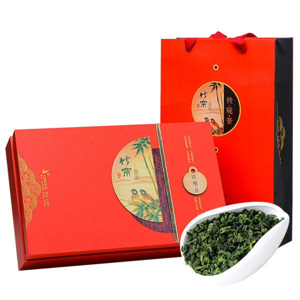 Premium Zhongmin Hongtai Luxiang Tieguanyin High-end Gift Box Gift Tea 250g Handmade Tea Orchid Fragrance New Year's Goods - Image 2