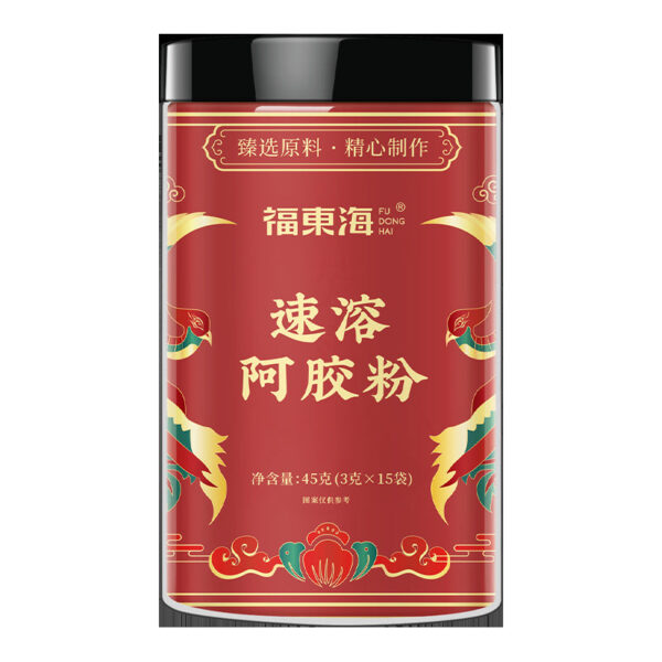Fudonghai instant Ejiao powder 45g/bottle, Shandong specialty freshly ground donkey skin Ejiao block tablets wholesale distribution - Image 6