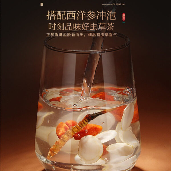 Fudonghai Cordyceps sinensis 10g whole (3-4 pieces/g) Qinghai freeze-dried Cordyceps sinensis wholesale first gift box - Image 4