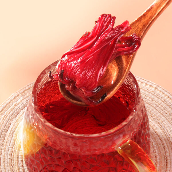 Fudonghai Roselle Flower 100g Roselle Flower Tea Large Dried Rose Eggplant Flower Tea Nourishing Health Tea Wholesale - Image 4