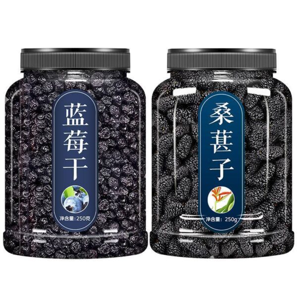 Dried blueberries, sugar-free and no additives, official flagship store, dried fruits, wild blue plums, plums, mulberries, Changbai Mountain specialty products, soaked in water - Image 5