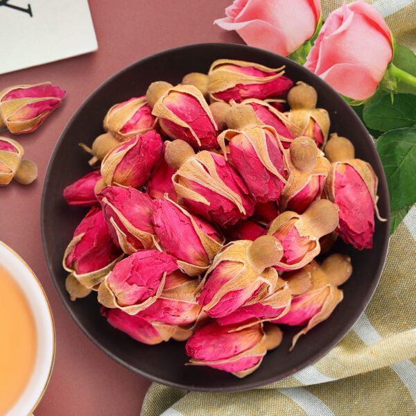 Fudonghai Rose 80g Shandong Dried Rose Red Rose Tea Herbal Tea Health Women's Tea Tea Brewing Tea Generation - Image 3