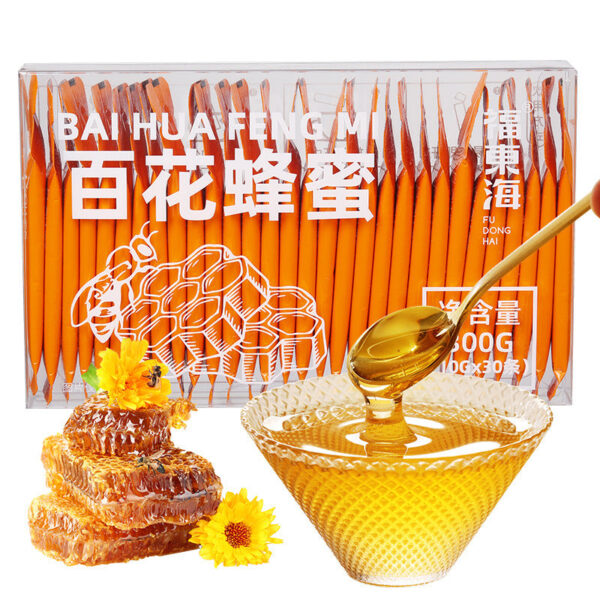 Fudonghai Baihua honey 300g, independent small bags of instant honey soaked in water Shandong specialty tea wholesale