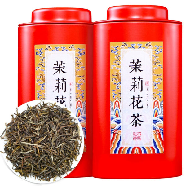 Jasmine Tea Strong Fragrance Tea Green Tea New Tea Bulk Jar Gift Box Herbal Tea Jasmine Tea 100g - Image 2