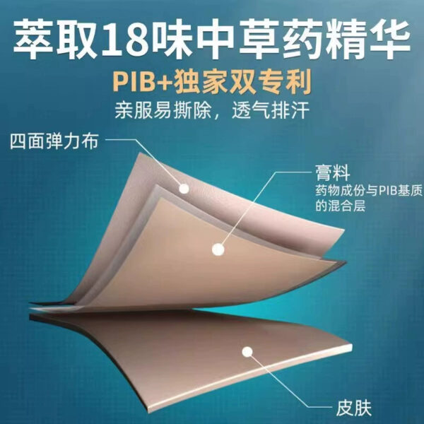 Elephant King Dog Skin Plaster Improved Old-fashioned Huoxue Analgesic Rheumatism Plaster Muscle soreness Perennial Joint Pain - Image 2