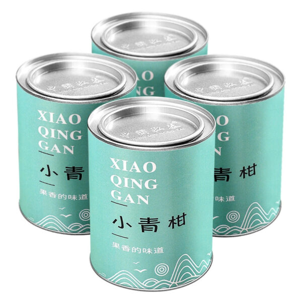 Zhongmin Hongtai New Tea Raw Sun Small Green Orange Pu'er Tea Ripe Tea Tangerine Peel Orange Pu'er Tea Gift Box Canned 500g - Image 2