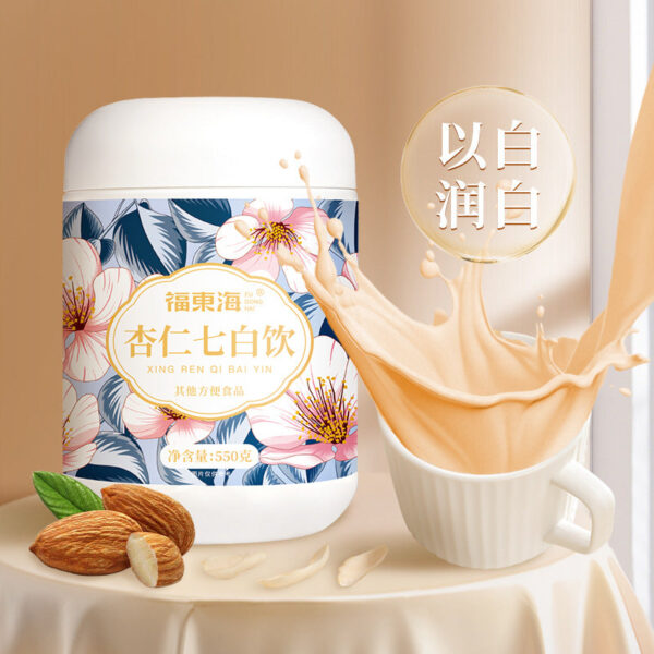 Fudonghai Lily Almond Powder 550g Oat Yam Poria Brewing Nutritious Breakfast Light Food Meal Replacement Wholesale WeChat Business