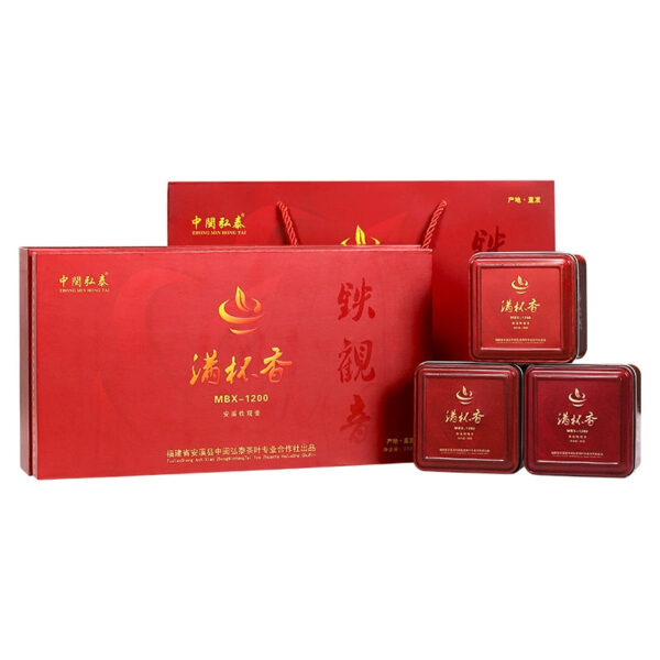 Zhongmin Hongtai Anxi Tieguanyin Tea Full Cup Fragrance 1200 Premium Fragrance Gande Zhengwei Tea Gift Box 250g - Image 2