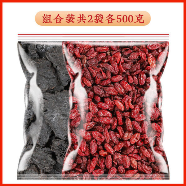 Cooked Rehmannia Cornus tea Chinese herbal medicine combination Genuine Cornus Meat Mountain Yu Meat Soaked in water Boiling effect - Image 8